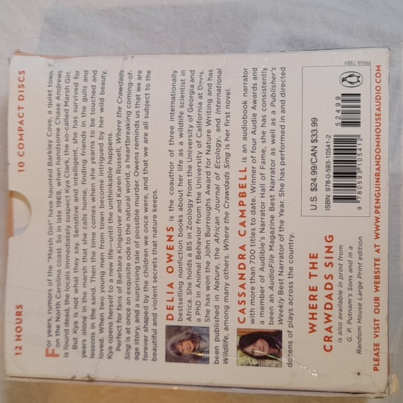 Where the Crawdads Sing Book on CD - Picture 2 of 2